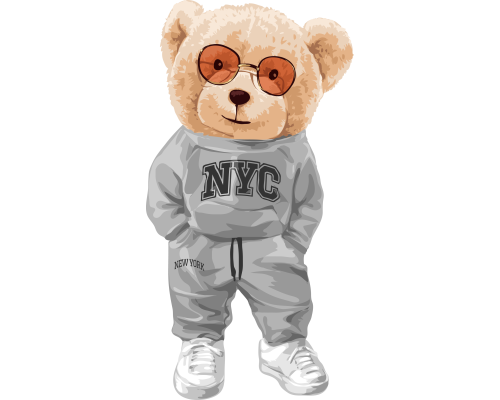 Термоналіпка на одяг Ведмедиця