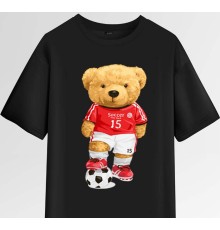 Термонаклейка Ведмідь футбол