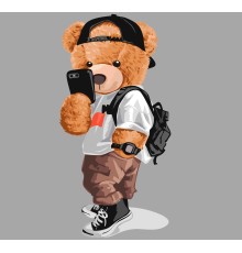 Термонаклейка на одяг Ведмедик 