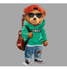 Термонаклейка на одяг Ведмедик