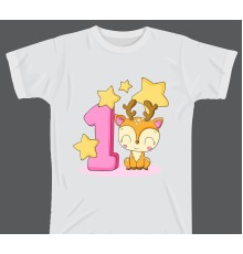 Термоналіпка на одяг День народження Один рік 