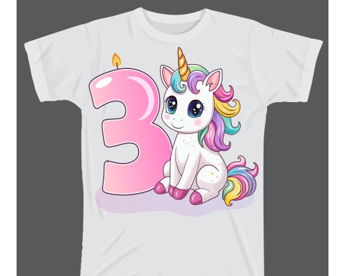Термоналіпка на одяг День народження 3