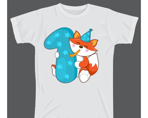 Термоналіпка на одяг День народження Один рік