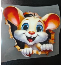 Термонаклейка на дитячий одяг Мишка Mouse 