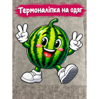 Термоналіпка на одяг  Кавун у кедах