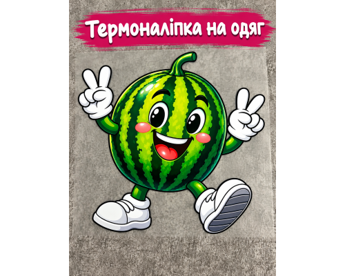 Термоналіпка на одяг  Кавун у кедах