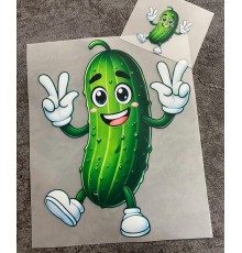 Термоналіпка на одяг Огірок 