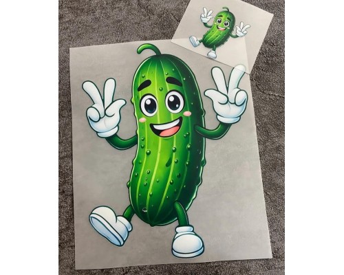 Термоналіпка на одяг Огірок