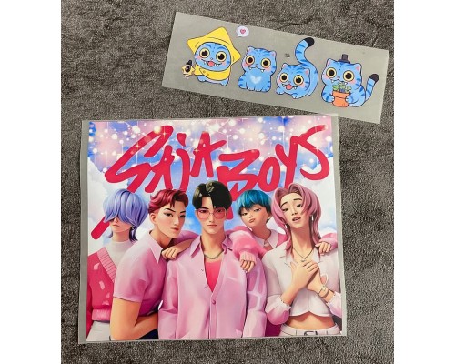 Термоналіпка на одяг Кейпоп