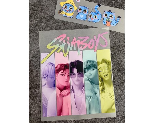 Термоналіпка на одяг Кейпоп