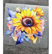 Термонаклейка на одяг Соняшник