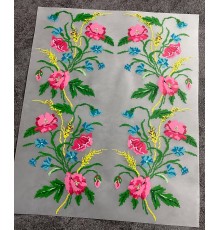 Термоналіпка на одяг Квіти пара