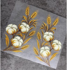 Термоналіпка на одяг Колоски Бавовна 