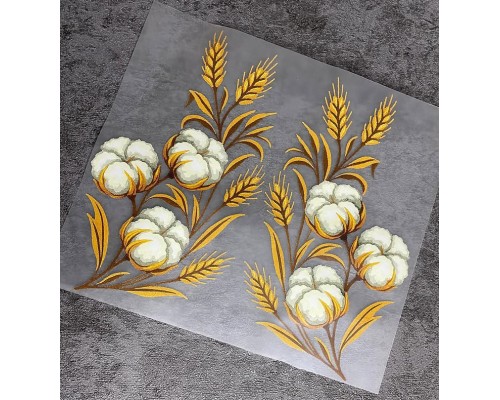 Термоналіпка на одяг Колоски Бавовна