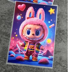 Термоналіпка на одяг Labubu