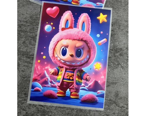 Термоналіпка на одяг Labubu