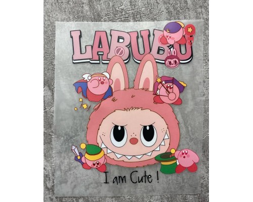 Термоналіпка на одяг Labubu