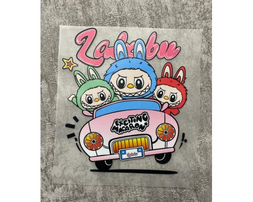 Термоналіпка на одяг Labubu