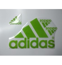 Термонаклейка на одяг Adidas зелена 