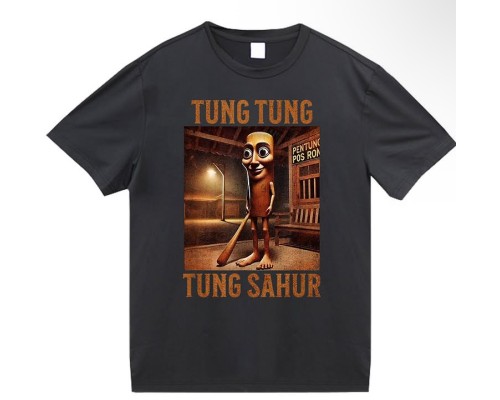 Термоналіпка на одяг Тун тун Сахур італійський мем