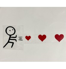 Термоналіпка на  одяг Серце