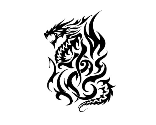 Термоналіпка на одяг Дракон