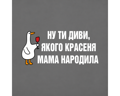 Термоналіпка на одяг Ну ти диви,якого красеня мама народила