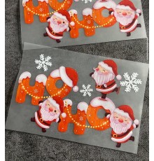 Термоналіпка на одяг  Санта Клаус Новорічна