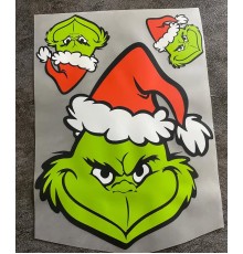 Термоналіпка на одяг Грінч 