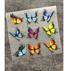 Термонаклейка на одяг Метелик  набір 18*19