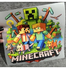 Термоналіпка на одяг Майнкрафт 