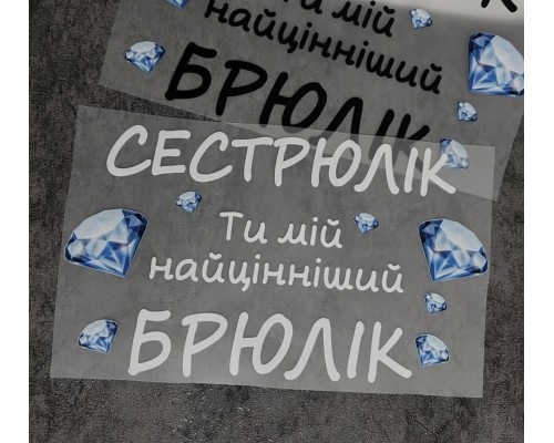 Термоналіпка на одяг Сестрюлік