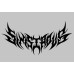 Термонаклейка на одягу напис SINISTROUS