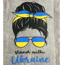Термонаклейка на одяг Україночка 