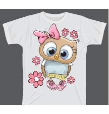 Термонаклейка на одяг Совушка