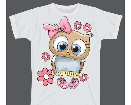 Термонаклейка на одяг Совушка