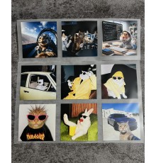 Термоналіпка на одяг Тварини розмір 1 шт 8*8 см/ціна за аркуш