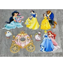 Термоналіпка на одяг Принцеси набір