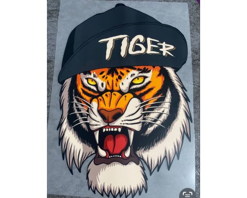 Термонаклейка на одяг Тигр