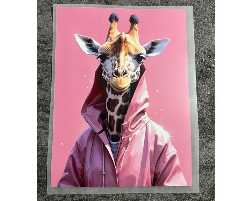 Терминаліпка на одяг Жираф